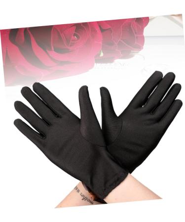 FOMIYES 9 Pairs Costume Honor Guard Gloves Hand Gloves Moisturizing Coin Cotton Gloves Hand Care Gloves Working Gloves Nylon Inspection Gloves Cotton Gloves Black Travel White Gloves Clean - Buy Online on GoSupps.com