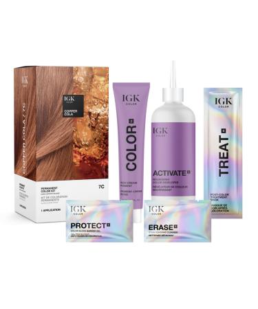 IGK Color Permanent Color Kit - Copper Cola - Buy Online on GoSupps.com