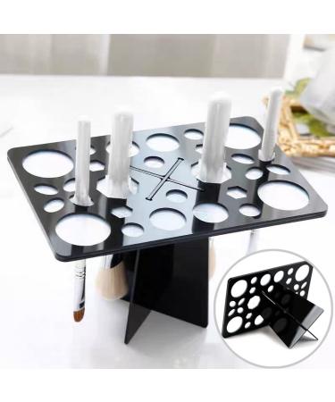MIZAZBOX 28 Holes Makeup Brush Drying Rack - Collapsible Holder for Artists | International Shipping Available - Buy Online on GoSupps.com