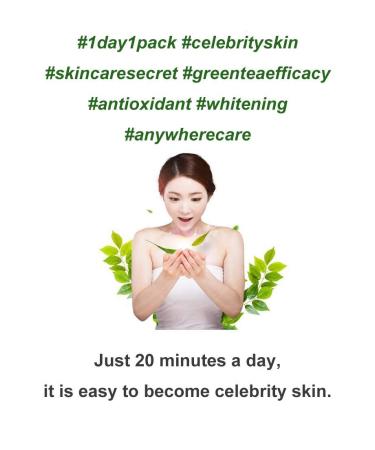 Farmstay Korean Green Tea Seed Hydration Facial Mask Sheet - Pack of 10 | Soothing & Hydrating for Dry Dull Skin - International Shipping Available - Buy Online on GoSupps.com