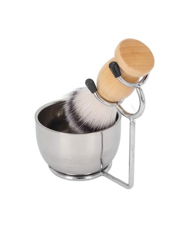 Shaving Brush Set Solid Robust Shaving Bowl Set Brush Stand Impact Resistant for Home for Hair Salon for Facial Care