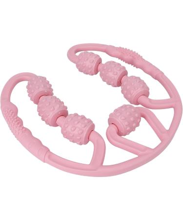 Verdant Touch Leg Muscle Roller - All-Round Massage Roller for Calf & Thigh - 7 Rollers - Pink - International Shipping - Buy Online on GoSupps.com