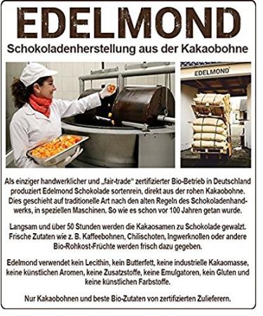 Flamed Organic Marzipan | Handmade Sugar-Free Chocolate | Edelmond K nigsberger Confect Gift (9 Pieces) - Buy Online on GoSupps.com