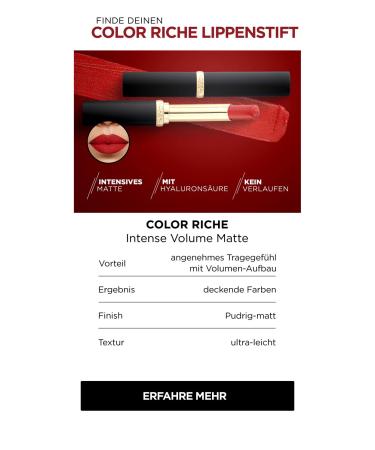 L'Or al Paris Color Riche Intense Volume Matte Lipstick 241 Le Coral Irreverent - Powdery Matte Finish & 16-Hour Wear 1.8g (1 Pack) - Shop Internationally! - Buy Online on GoSupps.com