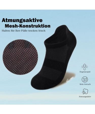 10 Pairs Cotton Sports Socks for Men & Women - Breathable Anti-Sweat Running Socks (White & Black) - Perfect for International Shipping - Buy Online on GoSupps.com