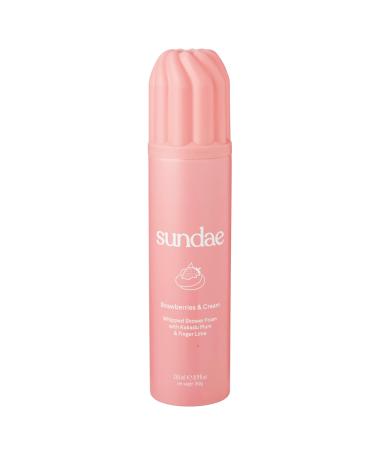 sundae Whipped Shower Foam Strawberries & Cream Foaming Body Wash 8.9 fl oz 265ml