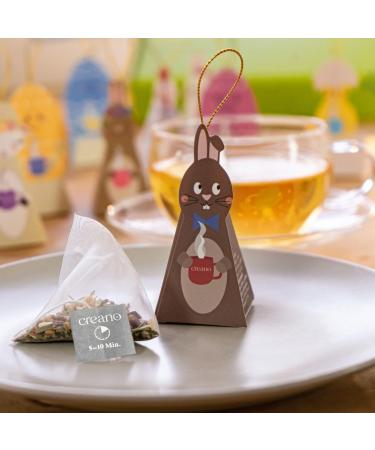  Creano Creano Organic Herbal Tea Gift Set "Cute Easter Characters" - 9 Pyramid Tea Bags of 9 Different Types - 22.5 g - NEW 2025* - Buy Online on GoSupps.com