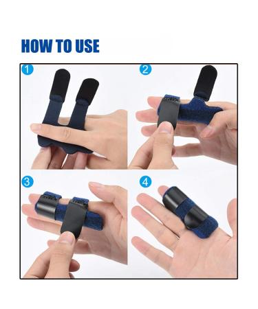 Buy Finger Splints for Kids - Compression Support with Aluminium Pain Relief for Knuckle Immobilization & Straightening Brace - Buy Online on GoSupps.com