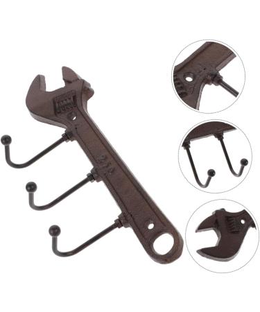 Cabilock 2pcs Cast Iron Coat Hook Ganchos para Colgar Farmhouse Wall Retro Coat Rack Drying Rack Metal - Buy Online on GoSupps.com