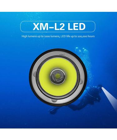 JUN CHI 20000 Lumens LED Scuba Diving Headlamp - Waterproof Underwater Safety Light for Deep Sea Cave Exploration - Buy Online on GoSupps.com