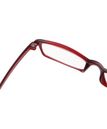 NRDIK Profex Lightweight Reading Glasses 3-Pack - Impact & Scratch-Resistant Flexible Non-Slip - Unisex +1.0 to +4.0 Diopters in Oval Mixed Colors (Black Blue Red) - Buy Online on GoSupps.com