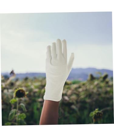 VINTORKY 15 Pairs Overnight Moisture Gloves Stretchable Gloves Lotion Gloves Overnight Healing Diving Jewelry Inspection Gloves Overnight Gloves Black White Cotton Women's Coin spa - Buy Online on GoSupps.com