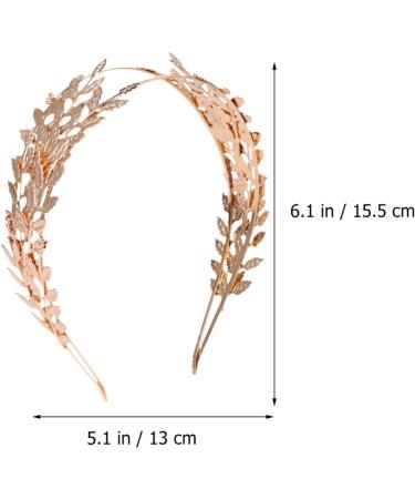 Lurrose Gold Leaves Crown Roman Laurel Grecian Goddess Headband Greek Roman Leaf Wedding Headpiece for Brides Girls Women (Golden) - Buy Online on GoSupps.com