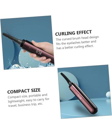 Mikinona 1 Set Eyelash Curler Electric Lash Curler Electric Tool Hand Brush Soft Bristles Make up Kit Mini USB Heated Lash Curler Shampoo+Shield Eyelash Holder Electric Eyelash Tool Abs - Buy Online on GoSupps.com