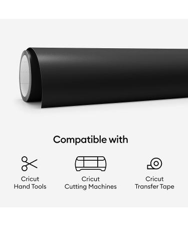 Cricut Premium Removable Vinyl 12 x 15 ft - Easy Removal, No Residue - Indoor-Outdoor DIY Projects & Decals - Black - Buy Online on GoSupps.com