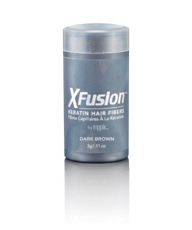 XFusion Travel Size (3 Gram) Keratin Hair Fibers  Dark Brown