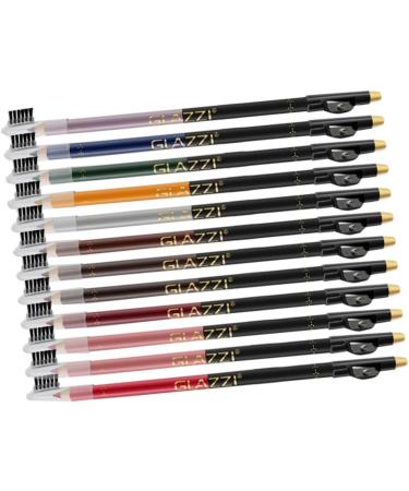 FOYTOKI 12pcs Lip Liner Eyeliner Gel Eyeliner Cosmetic Supplies Eyebrow Pencil Waterproof Makeup Tool Wood - Buy Online on GoSupps.com