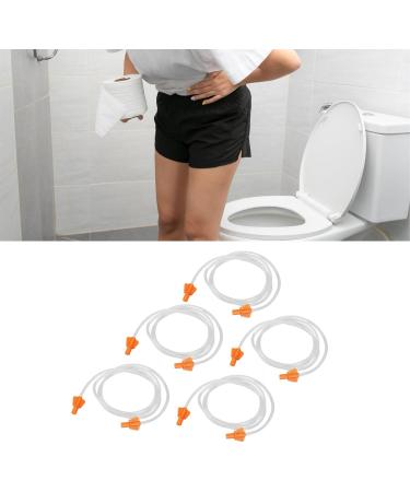 Haofy 5 Pack Replacement Enema Hose - Universal 1.5M Colon Cleansing Hose for Home Use | Fast International Shipping - Buy Online on GoSupps.com