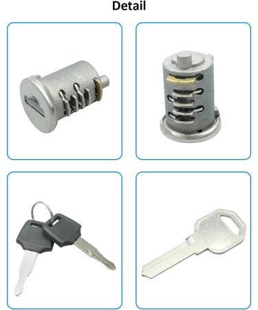 Yakima SKS Car Rack Lock Cylinders - 4 Pack Replacement Cores with Keys and Control Key - Buy Online on GoSupps.com