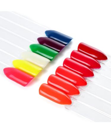 Neon Fluorescent Nail Powder Gradient Glitter Dust Pigment - 12 Color Set for DIY Nail Art Decoration - Buy Online on GoSupps.com