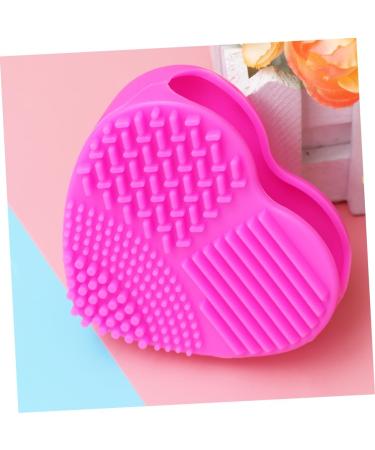 Didiseaon Silicone Makeup Applicator Brush Cleaning Pad Love 8X8.5cm Rosy - Buy Online on GoSupps.com