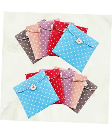 Healifty 10pcs Bag Organizer for Tote Travel Bag Organizer Bags Organizer Small Container Sanitary Pad Storage Bag Sanitary Napkins Bag Storage Bags Tampons Hygiene Bag South Korea Cartoon - Buy Online on GoSupps.com