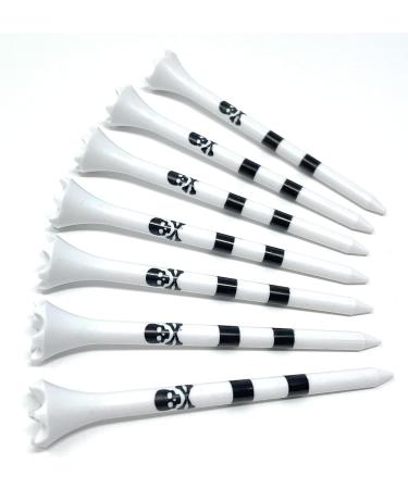 NorthPointe Skull and Crossbones Golf Tees - 3 1/4 Inch Plastic Tees (100 Count) | Bulk Pack - Buy Online on GoSupps.com