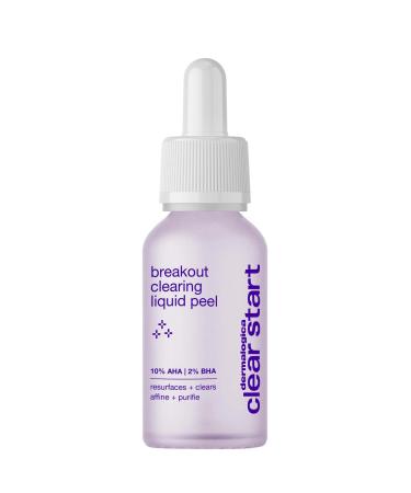 Dermalogica Breakout Liquid Peel 30ml - Cleanses & Removes Make-up & Impurities Golden Gel-oil Instantly Soft & Smooth Skin Make-up Remover with Sea Buckthorn Oil Suits All Skin Types