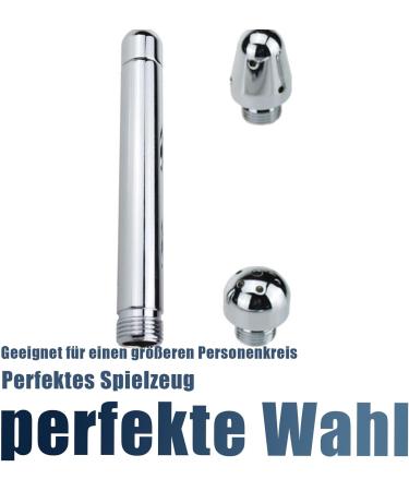Premium Shower Enema Set for Intimate Cleansing - 3 Metal Nozzles for Men & Women | Ideal for Anal & Colon Cleaning - Buy Online on GoSupps.com