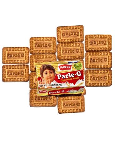 Parle-G Biscuits 2.13 oz - Bulk 48 Pack | Delicious Indian Tea Biscuits - Buy Online on GoSupps.com