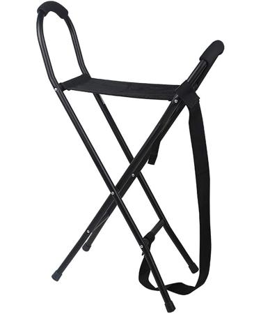 Crutch Stool Lightweight Triple Cane Folding Stool red Family