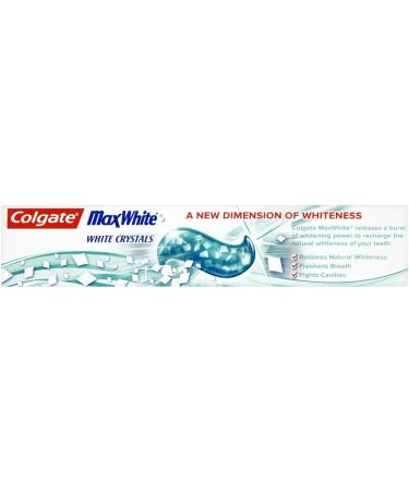 Colgate Max White Crystal Mint Toothpaste 75ml - Brighten Your Smile with Fresh Breath - Buy Online on GoSupps.com