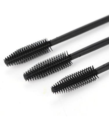 50pcs Silicone Eyelash Brush Disposable Eyelashes Comb Mascara Applicator Makeup Beauty Tool(#1-Black) - Buy Online on GoSupps.com