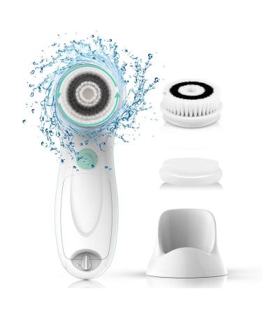 Touch beauty facial brushes with 2 speed-perfect facial cleaning brush waterproof for gentle exfoliation and skin deep cleaning AG-0759DT (white)