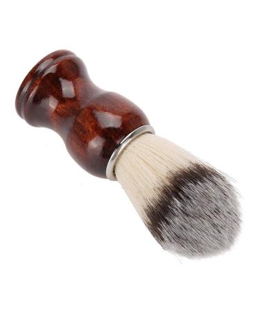 Men's Shaving Brush with Wooden Handle - Portable Beard Brush for Barber Home & Travel - Buy Online on GoSupps.com