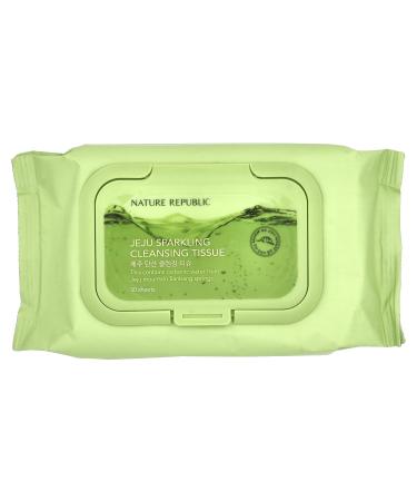 Nature Republic JEJU SPARKLING FACIAL CLEANSING TISSUES (50 SHEETS)