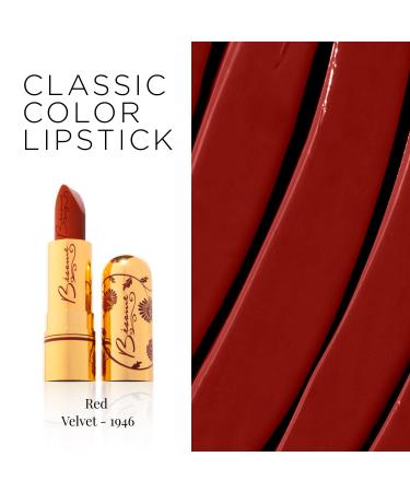 BESAME COSMETICS Red Velvet Lipstick 1946 Classic Color Coquette Makeup - Buy Online on GoSupps.com