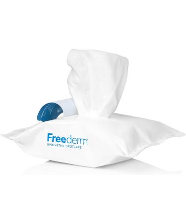 Freederm Fragrance Free Deep Pore Face Cleansing Wipes for Spot Prone Skin Fights Spot Causing Bacteria Biodegradable 25-count - Buy Online on GoSupps.com