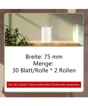 75mm Wide Lint Roller Replacement Refill - 60 Sheets 2 Rolls - Best for Pet Hair & Dust International Shipping Available - Buy Online on GoSupps.com