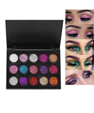 15 Colors Waterproof Shimmer Eyeshadow Palette - Vibrant Cosmetic Powder for Stunning Looks | International Shipping Available - Buy Online on GoSupps.com