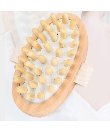 Shower Brush for Lymphatic Cellulite Massage and Dry Brushing - Body Scrubber and Hair Massager - Buy Online on GoSupps.com