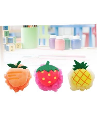 Angoily 6 Pcs Mesh Bath Sponge Set - Exfoliating Loofah Mitts & Body Poufs for Spa Quality Clean | Ideal for Beach & Bath - Buy Online on GoSupps.com