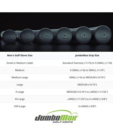 JumboMax JMX Ultralite Golf Grips Set - Black/Red/White/Blue - Large LG Size (+11/32) - Buy Online on GoSupps.com