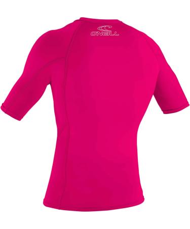 ONeill Boys UV Protection Youth Basic Skins S/S Crew 14 - Watermelon Wetsuit for Surfing & Water Sports - Buy Online on GoSupps.com