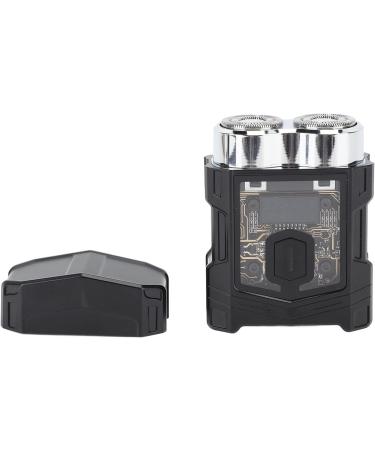 Self Sharpening Beard Trimmer Low Noise Pocket Beard Trimmer Wet and Dry Rechargeable Zinc Alloy Magnetic Head Home Travel for Men (Black) - Buy Online on GoSupps.com