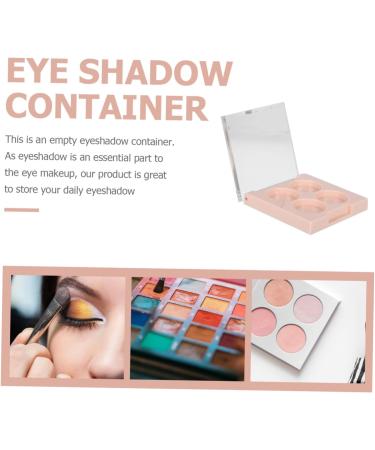 WOFASHPURET Makeup Pallette 2pcs Eye Shadow Replacement Box Loose Powder Filling Travel Convenient Eyeshadow Lipstick Tray - Buy Online on GoSupps.com