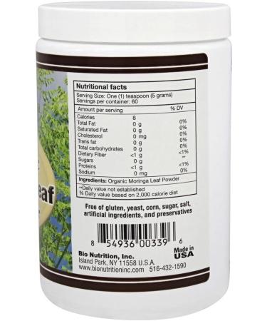Organic Moringa Leaf Powder 300g - Superfood for Health & Wellness - Buy Online on GoSupps.com