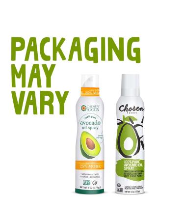 Chosen Foods 100% Pure Avocado Oil Spray - Keto & Paleo Friendly Cooking Spray for Baking & Frying - 6 oz (Pack of 1) - Buy Online on GoSupps.com