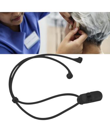 Hearing Aid Holder Portable Silicone Hearing Aid Clip for Children for BTE for Adults for Seniors (Black) - Buy Online on GoSupps.com