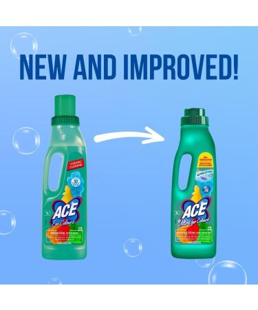Ace Ultra for Colours Remove stains & odours Hygienic Cleaning 1L Fresh Perfume 4Pk + Gift For you Organza small bag - Buy Online on GoSupps.com